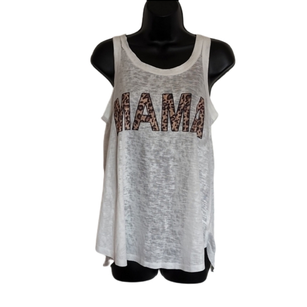 NWT Sheer graphic tank